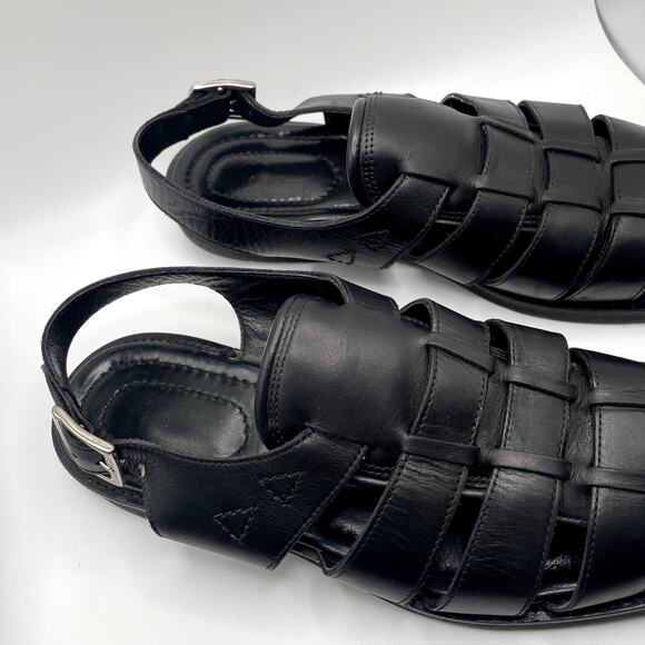 Allen Edmonds Men's Leather Fisherman Slingback Sandals 11 - Picture 4 of 14